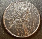 Lincoln Steel Cent ~ S Over D Mint Error struck through grease Or debris — photo 1