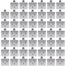 48pcs Standing Seam Metal Roof Clamp Bracket Solar Panel Installation Racking