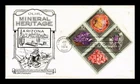 Dr Jim Stamps Fdc 10C Mineral Heritage Block The Aristocrats Day Lowry