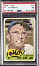 1965 TOPPS #45 ROY MCMILLAN PSA 7