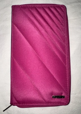Samsonite Pink Portfolio Zippered 9'' x 5'' wallet and cardholder