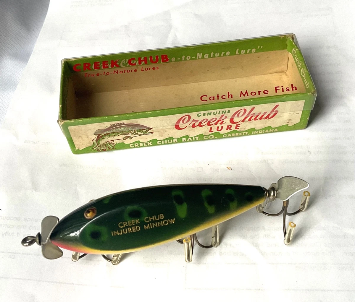 Creek Chub Vintage Fishing Lures with Original Box for sale | eBay