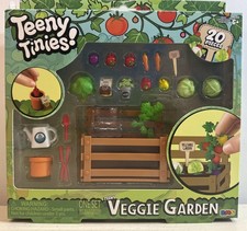 Teeny Tinies VEGGIE GARDEN 20pc Mini Food Playset Dollhouse NEW