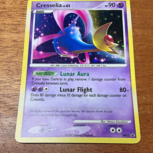 The Pokémon Company Cresselia DP51 Diamond & Pearl Promo Holo English 90 HP 2009
