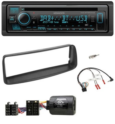 Kenwood Bluetooth DAB CD Lenkrad USB Autoradio für Peugeot 206 CC 2003-2008 - Bild 1 von 4
