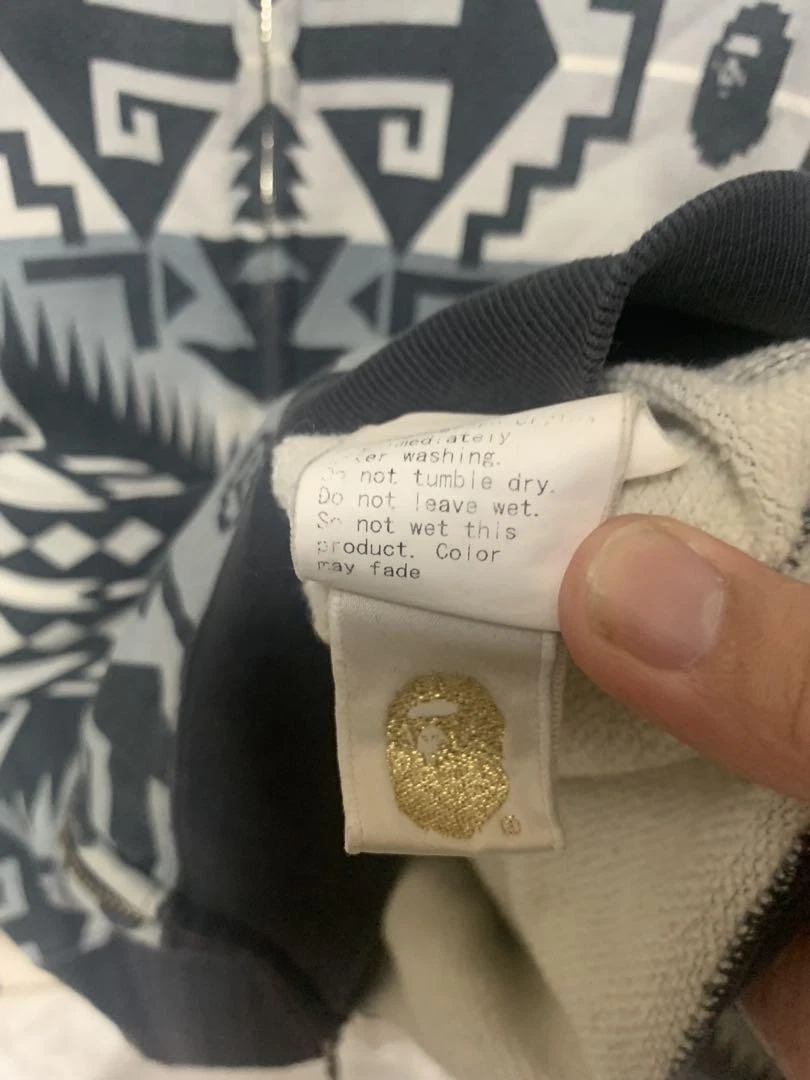 A BATHING APE (BAPE) Felpa con cappuccio Bape G Tag UOMO taglia JP L usata modello nativo buona