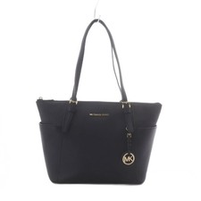 Borsa da donna Michael Kors in pelle nera con logo e ciondolo (età 14+)
