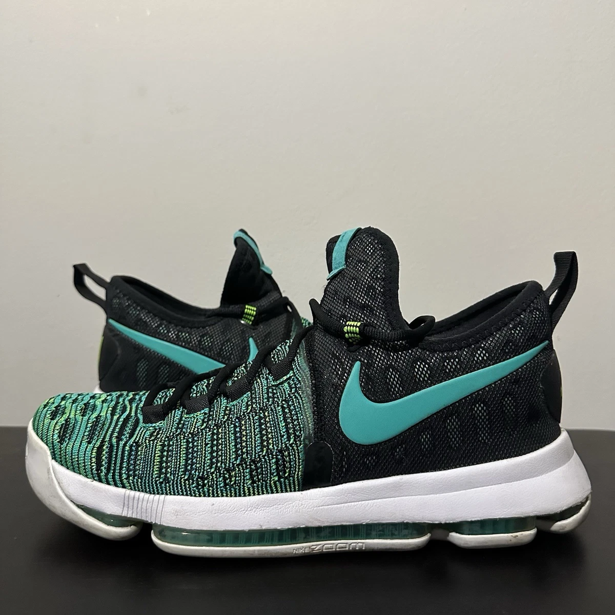 Nike KD 9 Birds of Paradise Flyknit Basketball #843392-300 Green Men 10 Athletic Nike KD 9 Birds of Paradise | eBay main image 3