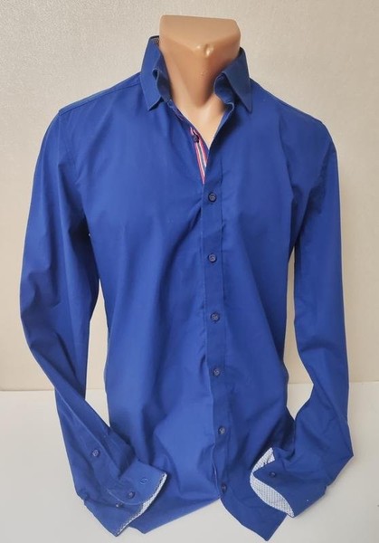 Men Olymp Shirt Navy  S