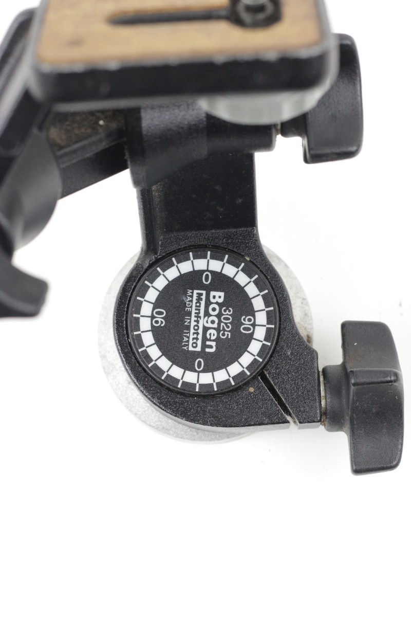 Manfrotto Bogen 3025 3 Way Pan Tilt Tripod Head Italy *159 | eBay