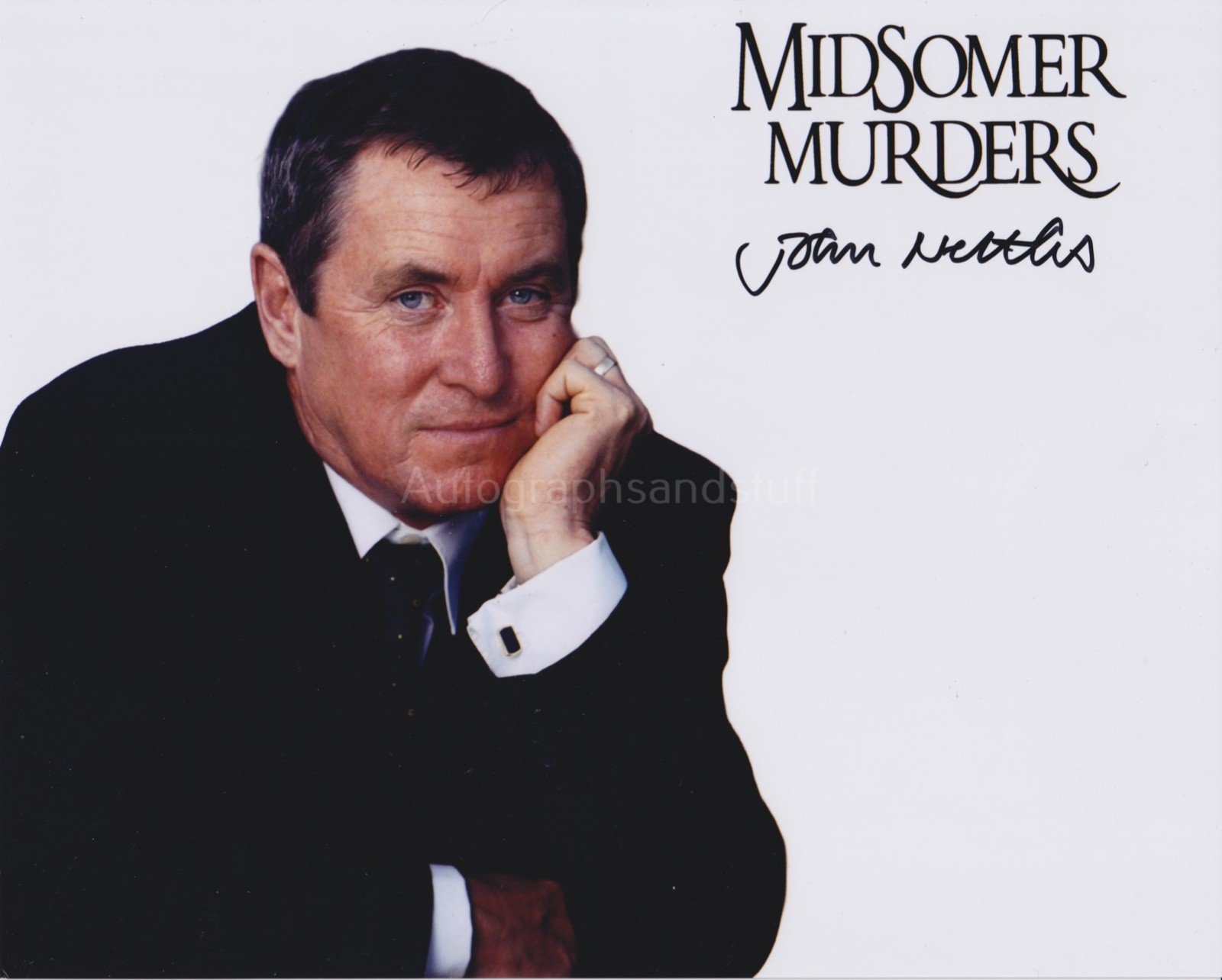 John Nettles Hand Signed 8x10 Photo, Autograph Midsomer Murders 10x8 (C)