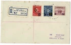 Australia 1941 Dec 10 KGVI SURCHARGES Registered FDC Cover