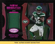 2021 Certified New Generation Jerseys Mirror Pink /199 Michael Carter READ s9z