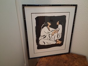 R. C. Gorman 'Night St. 1'. Hand Signed Ltd. Exhibition Proof. Lithography.