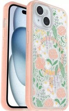 OtterBox Symmetry Case for iPhone 15 14 13 MagSafe Peachy Bloom OTR77-94154