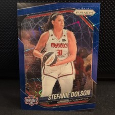 Panini Prizm Blue Prizm Stefanie Dolson #112 Washington Mystics WNBA 2025