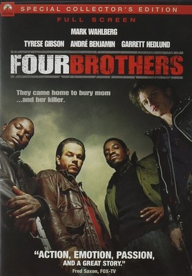Four Brothers On DVD With Tyrese Gibson Garrett Hedlund Chiwetel Ejiofor  E18