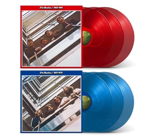 The Beatles 1962-1966 & 1967-1970 Red & Blue Color Vinyl 6 X LP Unused!