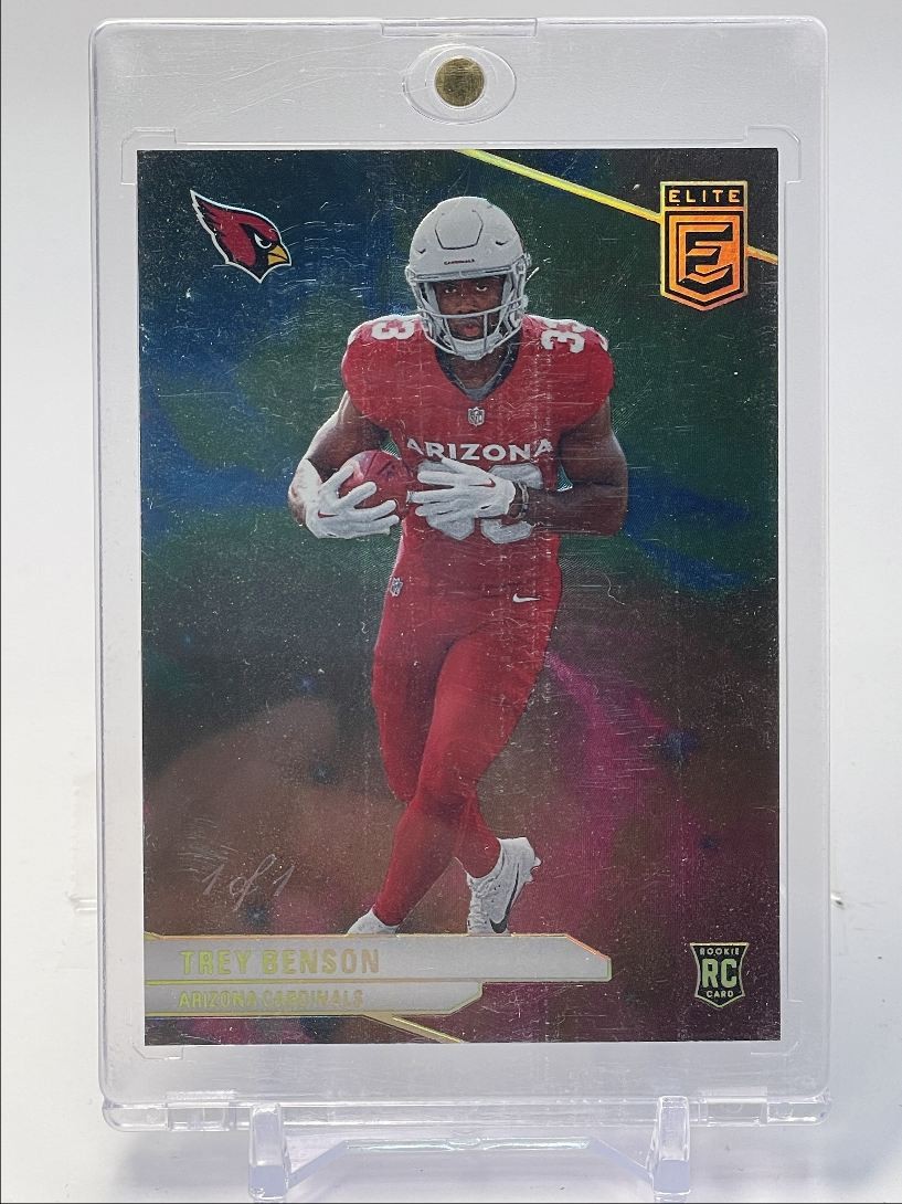 TREY BENSON 2024 DONRUSS ELITE ROOKIE NEBULA CARDINALS RC 1/1 Q1196