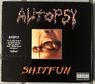 Autopsy Shitfun CD 2003 Digipack Reissue Bonus Live Tracks Repulsion Terrorizer