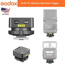Godox X5-N TTL Wireless Hot Shoe Trigger for Nikon Cameras, for Godox iT32