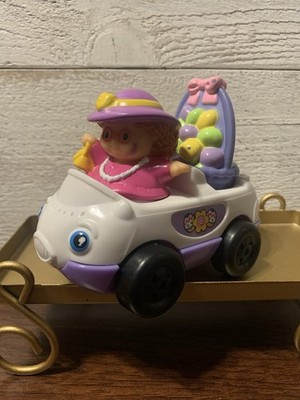 Fisher Price Little People Girl, Easter Basket & Car Mixed Sets Toy Figures