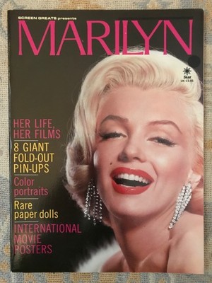 Marilyn Monroe Magazine 8 Pin-up Posters Paper Dolls