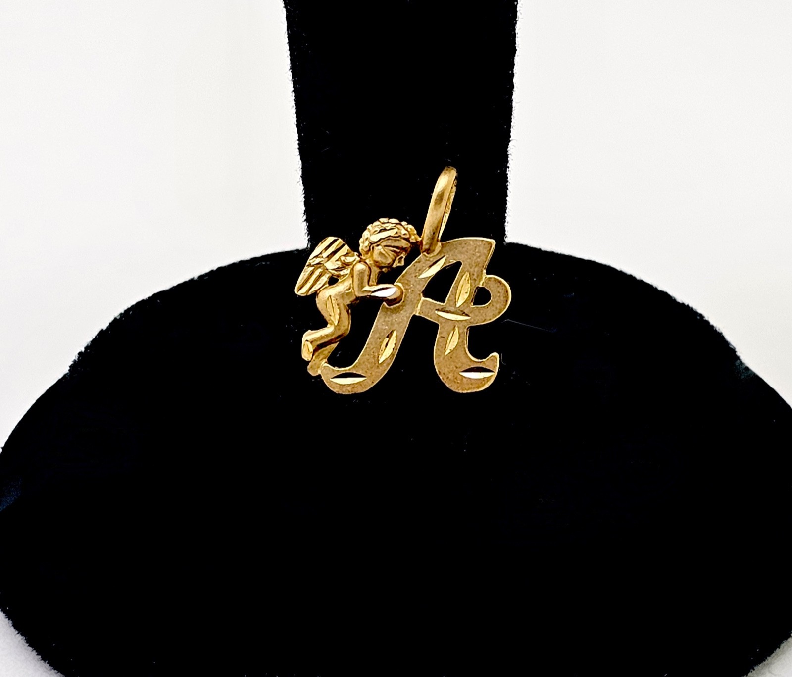 MICHAEL ANTHONY 10K SOLID GOLD CUPID GUARDED SCRI… - image 1