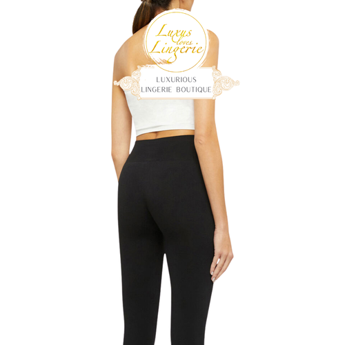 Parfait Coupe Legging By Wolford M Noir Taille Large Élastique de Pantalon - Photo 3 sur 4
