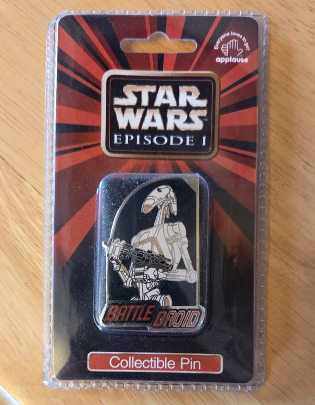 Vintage Phantom Menace Star Wars Episode 1 Collectible Pin Battle Droid