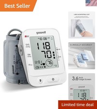 Blood Pressure Monitor Digital Upper Arm Cuff Home Use Large Display 99 Readings