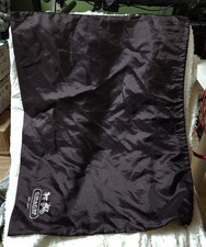 Coach Dust Storage Cover Drawstring Bag Dark Brown 23x19 Satin EUC