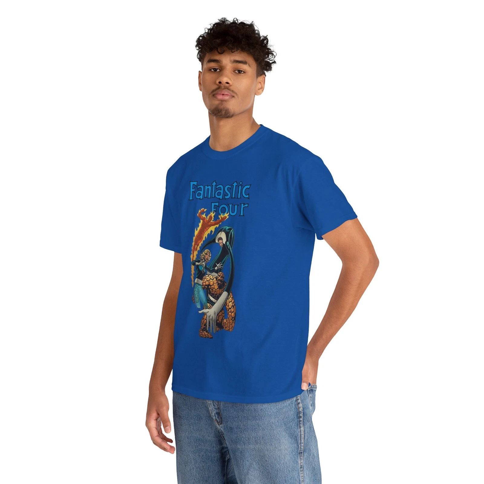 Fantastic Four T-Shirt - John Byrne Art - Thing, Reed Richards - Marvel Comics