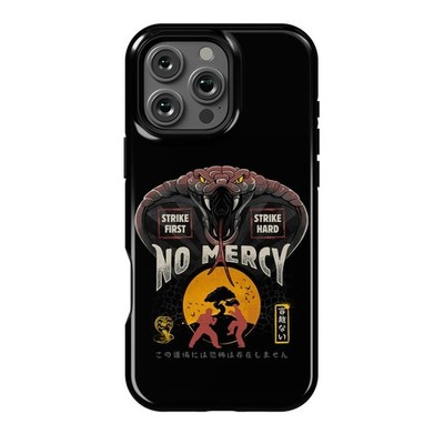 Strike First Strike Hard No Mercy Cobra Phone Case, Karate Style iPhone 12-17