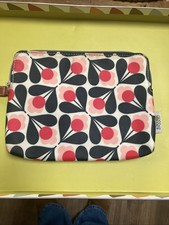Orla Kiely Red flower cosmetic/make up/wash bag - excellent condition