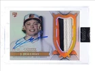 JACKSON HOLLIDAY 2024 TOPPS DYNASTY RPA ROOKIE PATCH RC AUTO /10 Q3855