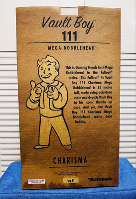 Fallout4. Vault Boy 15Inch Charisma 38Cm | eBay Fallout4. Vault Boy 15Inch Charisma 38Cm | eBay