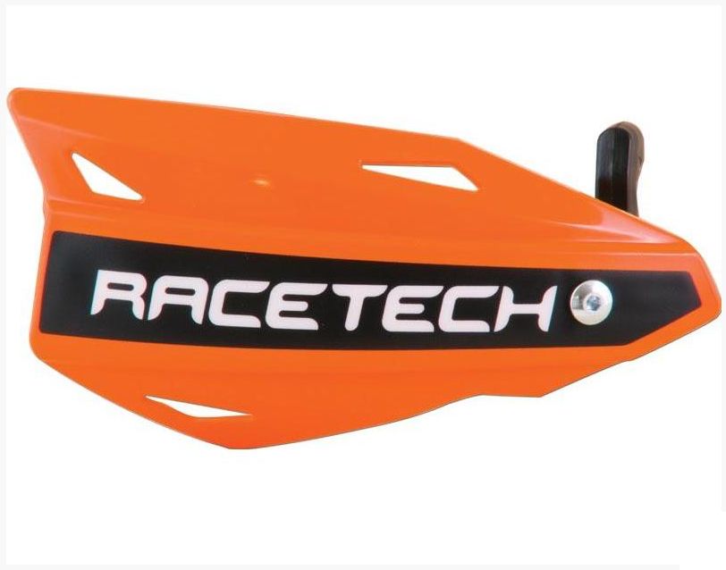 Protège-mains réglable Racetech Vertigo orange moto cross enduro