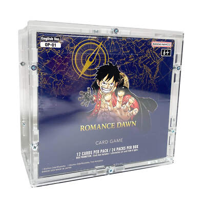 Acryl Case für One Piece Booster Box Display ENG OP-01 - OP-14 | EB-01 - EB-03