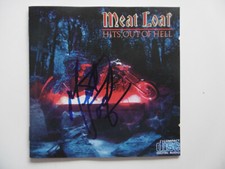 Meat Loaf autograph signed CD booklet "Hits Out Of Hell"