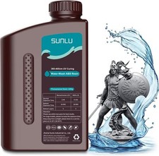 SUNLU 1000g Water Washable ABS-Like Resin LCD/SLA 3D Printer 405nm Non Brittle