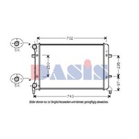 KüHler WasserküHler Passend FüR VW Golf V Touran Audi A3 1K1 1T1 1T2 5M1 521 2KB