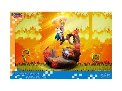 First4figures Sonic The Hedgehog Sonic E Tails St Statue