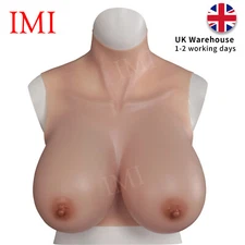 Silicone Breast Forms Boobs B-H Cup Breast plates for Crossdresser Drag Queen