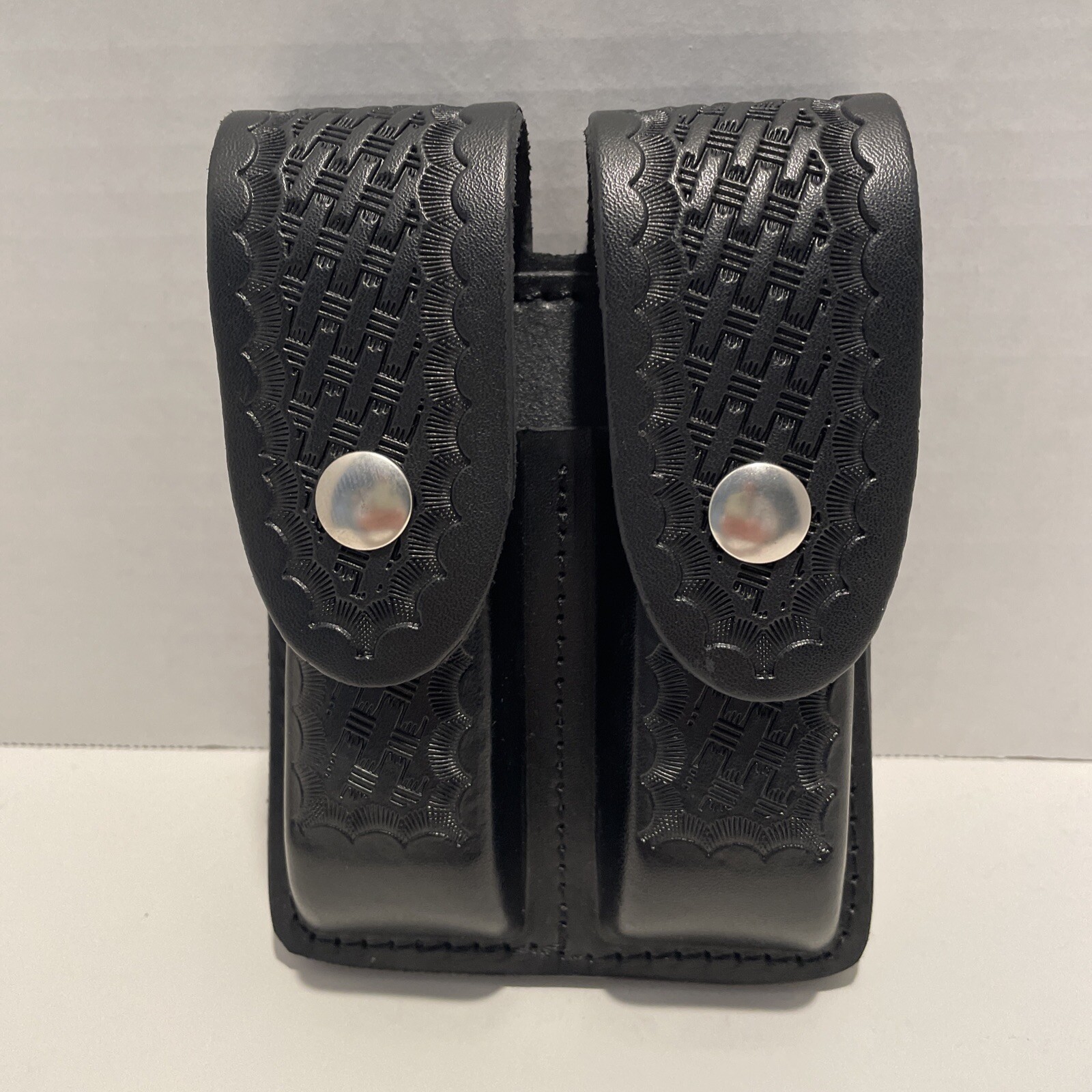 Basket Weave Glock 19 Double Mag Pouch-image