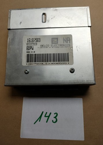Opel Astra F Motorsteuergerät Delco 16187569 Kennung NA