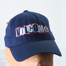 Volcom Blue Spellout Spiked Unique Stretch Fi...