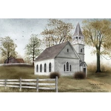 Billy Jacobs Canvas Print SUNDAY GO TO MEETIN' 12"x18"  Inspirational Faith