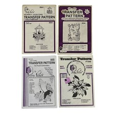 Pretty Punch Hot Iron Transfer Pattern For Punch Embroidery Christmas Lot