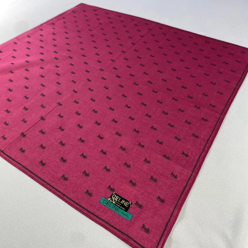 Vintage Celine Handkerchief Neckerchief Bandana Pocket Square - Image 2 of 4